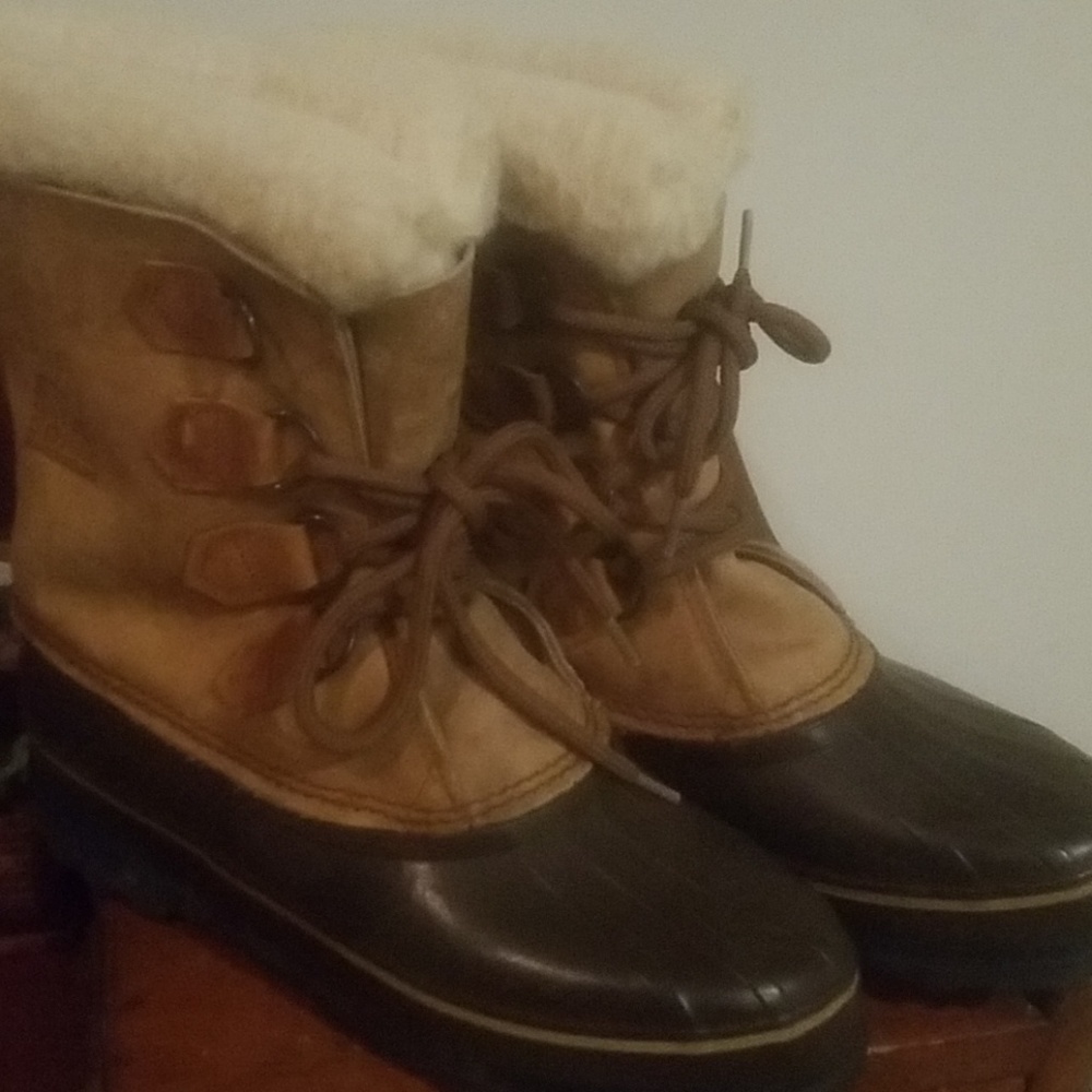 Vintage sorel boots womens 9 good tred!